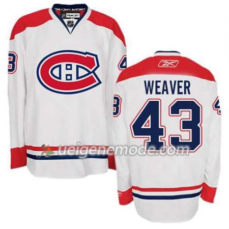 Reebok Herren Eishockey Montreal Canadiens Trikot Mike Weaver #43 Auswärts Weiß