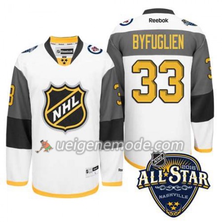 2016 All Star Eishockey Premier-Winnipeg Jets Trikot Dustin Byfuglien #33 Weiß
