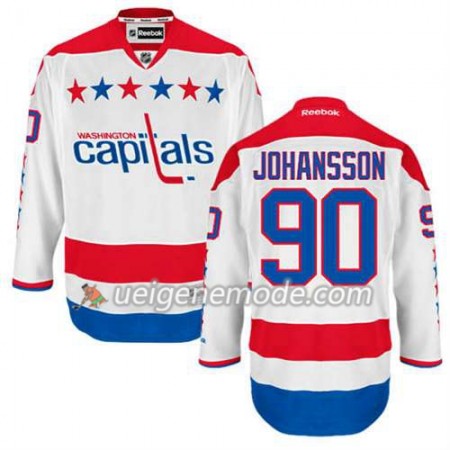 Reebok Herren Eishockey Washington Capitals Trikot Marcus Johansson #90 Ausweich Weiß