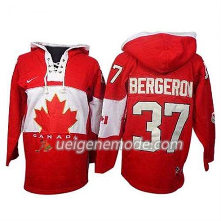 Reebok Herren Eishockey Olympic-Canada Team Trikot Patrice Bergeron #37 Premier Olympic Rot