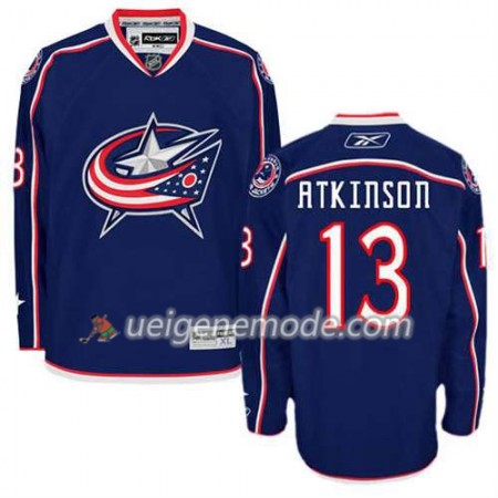 Reebok Herren Eishockey Columbus Blue Jackets Trikot Cam Atkinson #13 Heim Blau