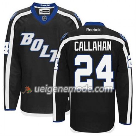 Reebok Herren Eishockey Tampa Bay Lightning Trikot Ryan Callahan #24 Ausweich Schwarz