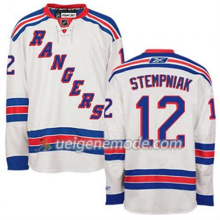 Reebok Herren Eishockey New York Rangers Trikot Lee Stempniak #12 Auswärts Weiß
