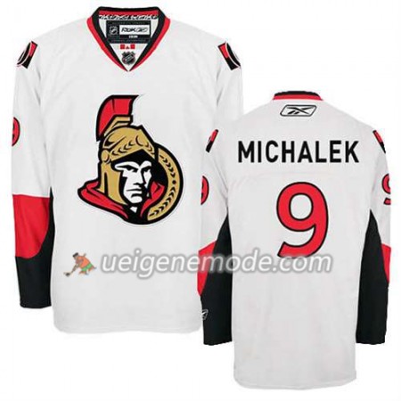 Reebok Herren Eishockey Ottawa Senators Trikot Milan Michalek #9 Auswärts Weiß