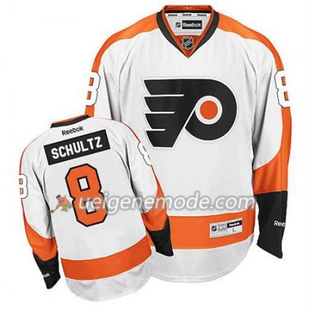Reebok Herren Eishockey Philadelphia Flyers Trikot Dave Schultz #8 Auswärts Weiß