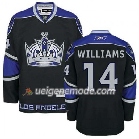 Reebok Herren Eishockey Los Angeles Kings Trikot Justin Williams #14 Ausweich Schwarz