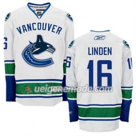 Reebok Herren Eishockey Vancouver Canucks Trikot Trevor Linden #16 Auswärts Weiß