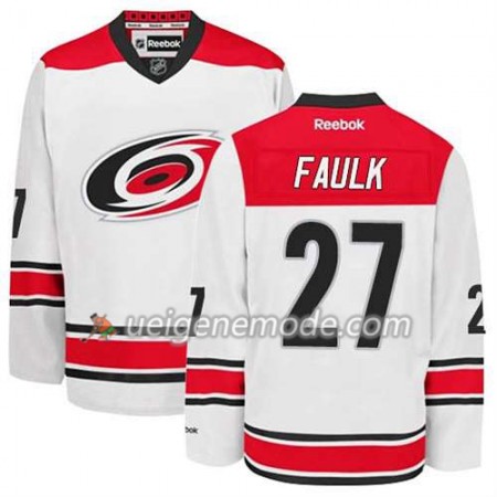 Reebok Herren Eishockey Carolina Hurricanes Trikot Justin Faulk #27 Auswärts Weiß