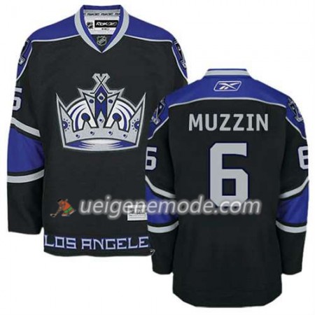 Reebok Herren Eishockey Los Angeles Kings Trikot Jake Muzzin #6 Ausweich Schwarz