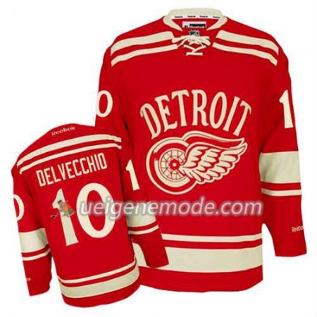 Reebok Herren Eishockey Detroit Red Wings Trikot Alex Delvecchio #10 2014 Winter Classic Rot
