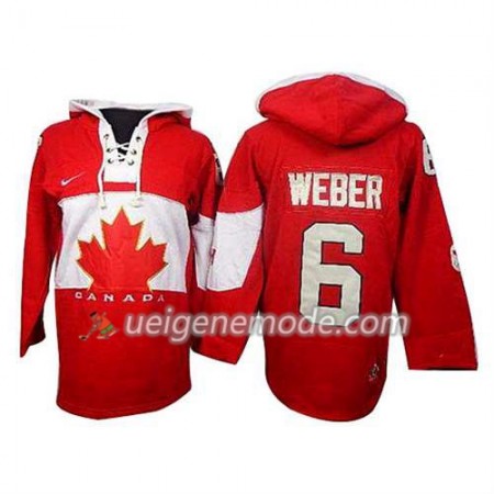 Kinder Eishockey Olympic-Canada Team Trikot Shea Weber #6 Premier Olympic Rot