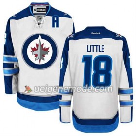 Reebok Herren Eishockey Winnipeg Jets Trikot Bryan Little #18 Auswärts Weiß