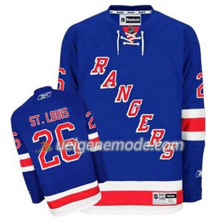 Reebok Herren Eishockey New York Rangers Trikot Martin St. Louis #26 Heim Blau