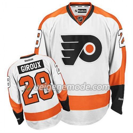 Reebok Herren Eishockey Philadelphia Flyers Trikot Claude Giroux #28 Auswärts Weiß