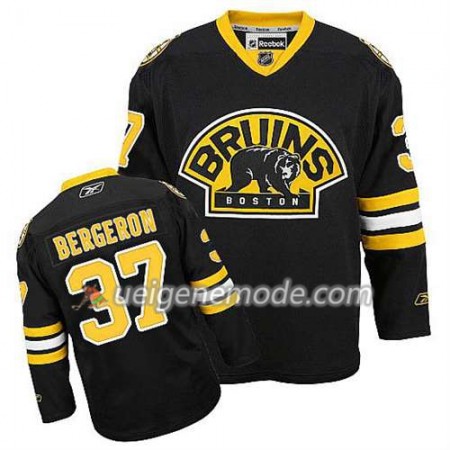 Reebok Herren Eishockey Boston Bruins Trikot Patrice Bergeron #37 Ausweich Schwarz