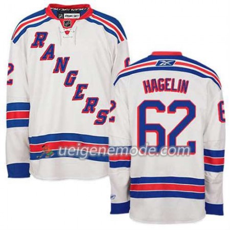 Reebok Herren Eishockey New York Rangers Trikot Carl Hagelin #62 Auswärts Weiß