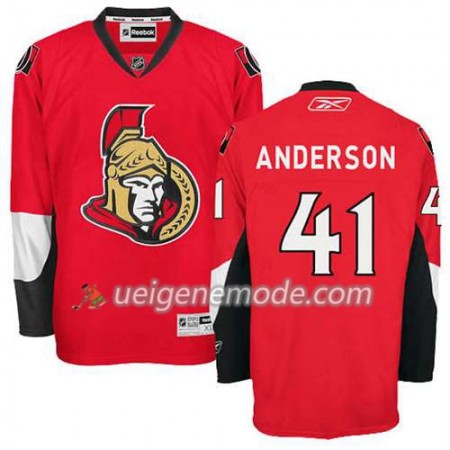 Reebok Herren Eishockey Ottawa Senators Trikot Craig Anderson #41 Heim Rot