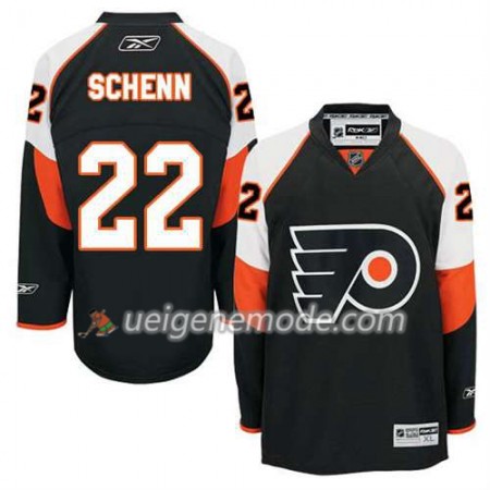 Reebok Herren Eishockey Philadelphia Flyers Trikot Luke Schenn #22 Ausweich Schwarz
