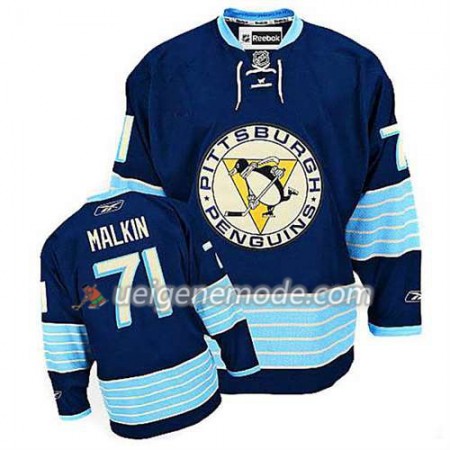 Reebok Eishockey Pittsburgh Penguins Trikot Evgeni Malkin #71 Bleu Ausweich 2016 Stanley Cup