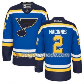 Reebok Herren Eishockey St. Louis Blues Trikot Al Macinnis #2 Heim Blau