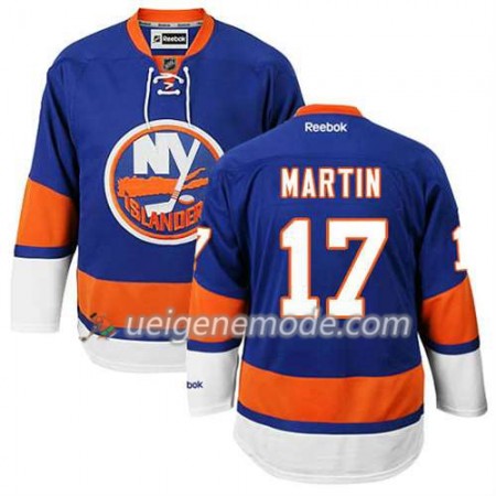 Reebok Herren Eishockey New York Islanders Trikot Matt Martin #17 Heim Blau