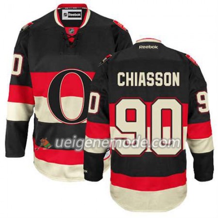 Reebok Herren Eishockey Ottawa Senators Trikot Alex Chiasson #90 Nue Ausweich Schwarz