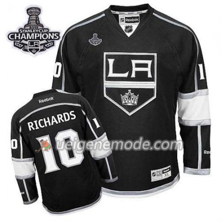 Kinder Eishockey Los Angeles Kings Trikot Mike Richards #10 Heim Schwarz 2014 Stanley Cup