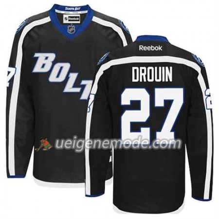 Reebok Herren Eishockey Tampa Bay Lightning Trikot Jonathan Drouin #27 Ausweich Schwarz