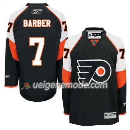 Reebok Herren Eishockey Philadelphia Flyers Trikot Bill Barber #7 Ausweich Schwarz