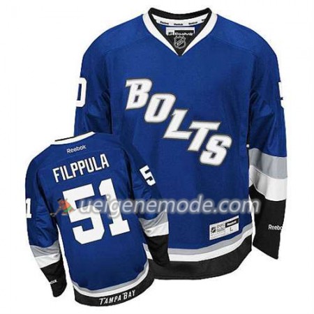 Reebok Herren Eishockey Tampa Bay Lightning Trikot Valtteri Filppula #51 Ausweich Bleu
