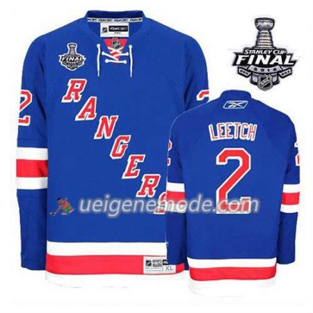 Reebok Herren Eishockey New York Rangers Trikot Brian Leetch #2 Heim Rick Nash 2014 Stanley Cup