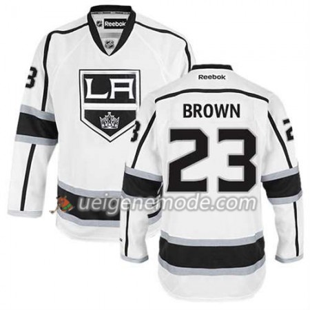 Reebok Herren Eishockey Los Angeles Kings Trikot Dustin Brown #23 Auswärts Weiß
