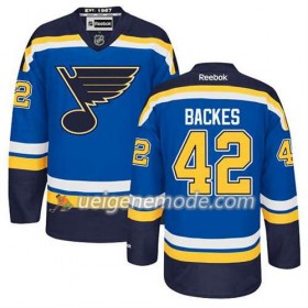Reebok Herren Eishockey St. Louis Blues Trikot David Backes #42 Heim Blau