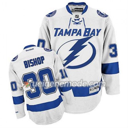 Reebok Herren Eishockey Tampa Bay Lightning Trikot Ben Bishop #30 Auswärts Weiß