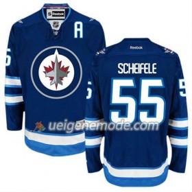 Reebok Herren Eishockey Winnipeg Jets Trikot Mark Scheifele #55 Heim Blau