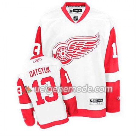 Reebok Herren Eishockey Detroit Red Wings Trikot Pavel Datsyuk #13 Auswärts Rot