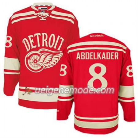 Reebok Herren Eishockey Detroit Red Wings Trikot Justin Abdelkader #8 2014 Winter Classic Rot
