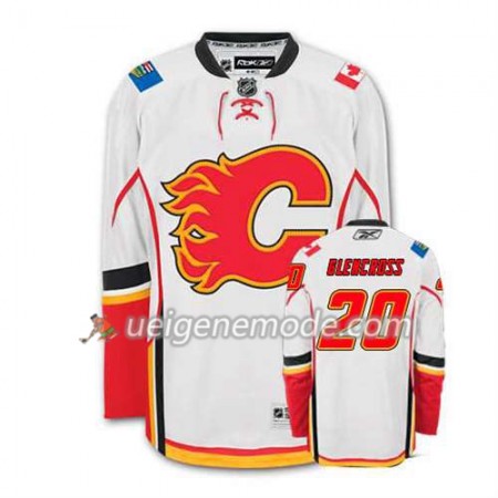 Reebok Herren Eishockey Calgary Flames Trikot Curtis Glencross #20 Auswärts Weiß