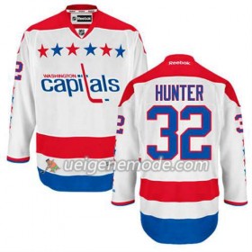 Reebok Herren Eishockey Washington Capitals Trikot Dale Hunter #32 Ausweich Weiß