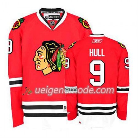 Reebok Herren Eishockey Chicago Blackhawks Trikot Bobby Hull #9 Heim Rot