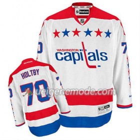 Reebok Herren Eishockey Washington Capitals Trikot Braden Holtby #70 Ausweich Weiß