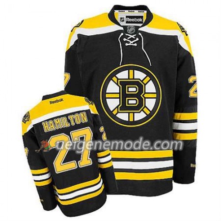 Reebok Herren Eishockey Boston Bruins Trikot Dougie Hamilton #27 Heim Schwarz
