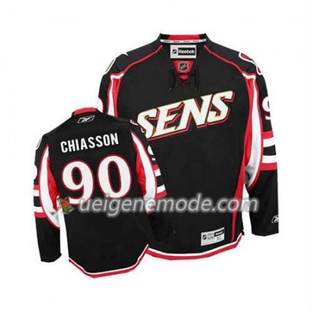 Reebok Herren Eishockey Ottawa Senators Trikot Alex Chiasson #90 Ausweich Schwarz