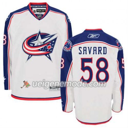 Reebok Herren Eishockey Columbus Blue Jackets Trikot David Savard #58 Auswärts Weiß