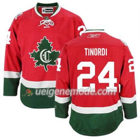 Reebok Herren Eishockey Montreal Canadiens Trikot Jarred Tinordi #24 Ausweich Nue Rot