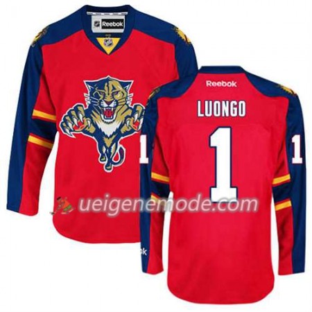 Reebok Herren Eishockey Florida Panthers Trikot Roberto Luongo #1 Heim Rot