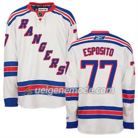 Reebok Herren Eishockey New York Rangers Trikot Phil Esposito #77 Auswärts Weiß