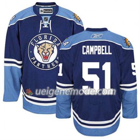 Reebok Herren Eishockey Florida Panthers Trikot Brian Campbell #51 Ausweich Blau