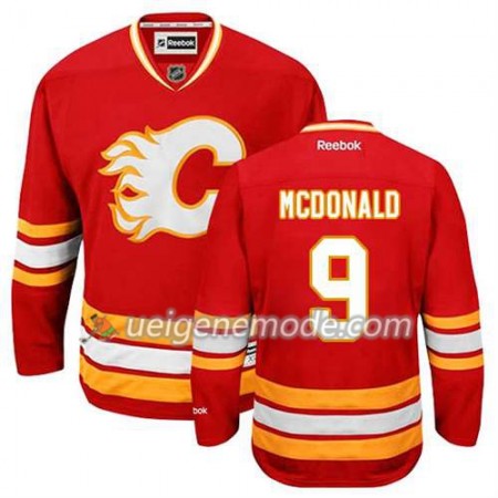 Reebok Herren Eishockey Calgary Flames Trikot Lanny McDonald #9 Ausweich Rot