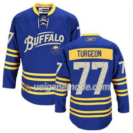 Reebok Herren Eishockey Buffalo Sabres Trikot Pierre Turgeon #77 Ausweich Blau